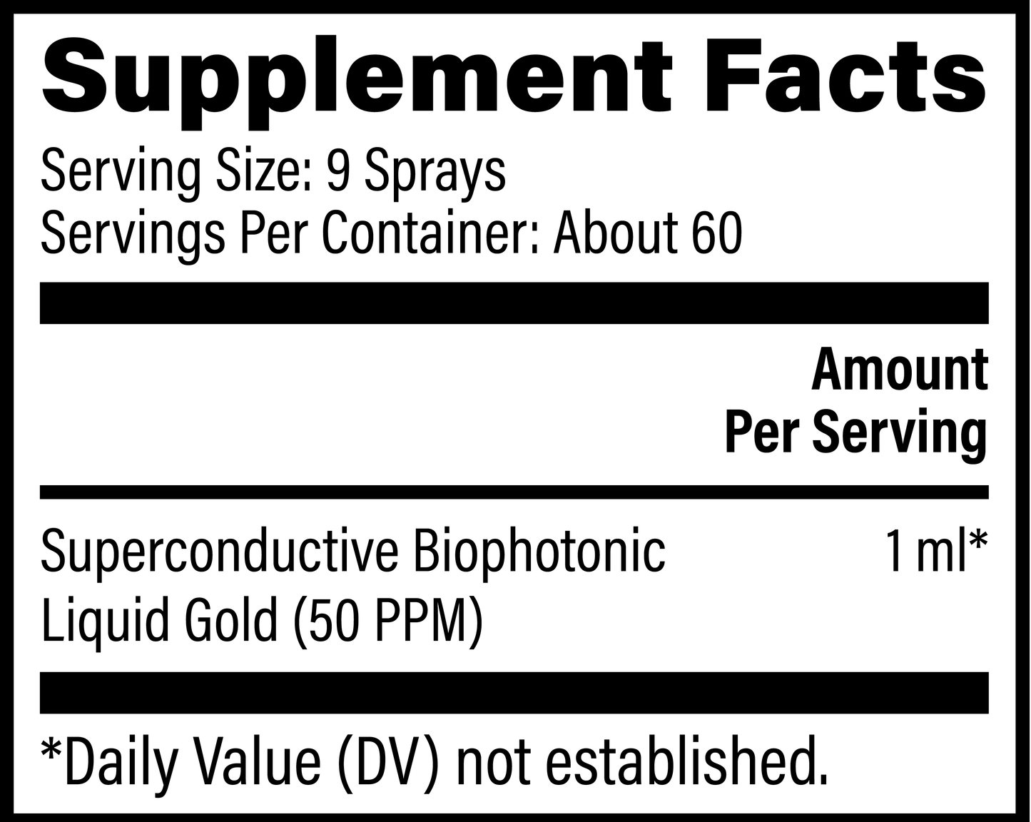 Biophotonic Liquid Gold