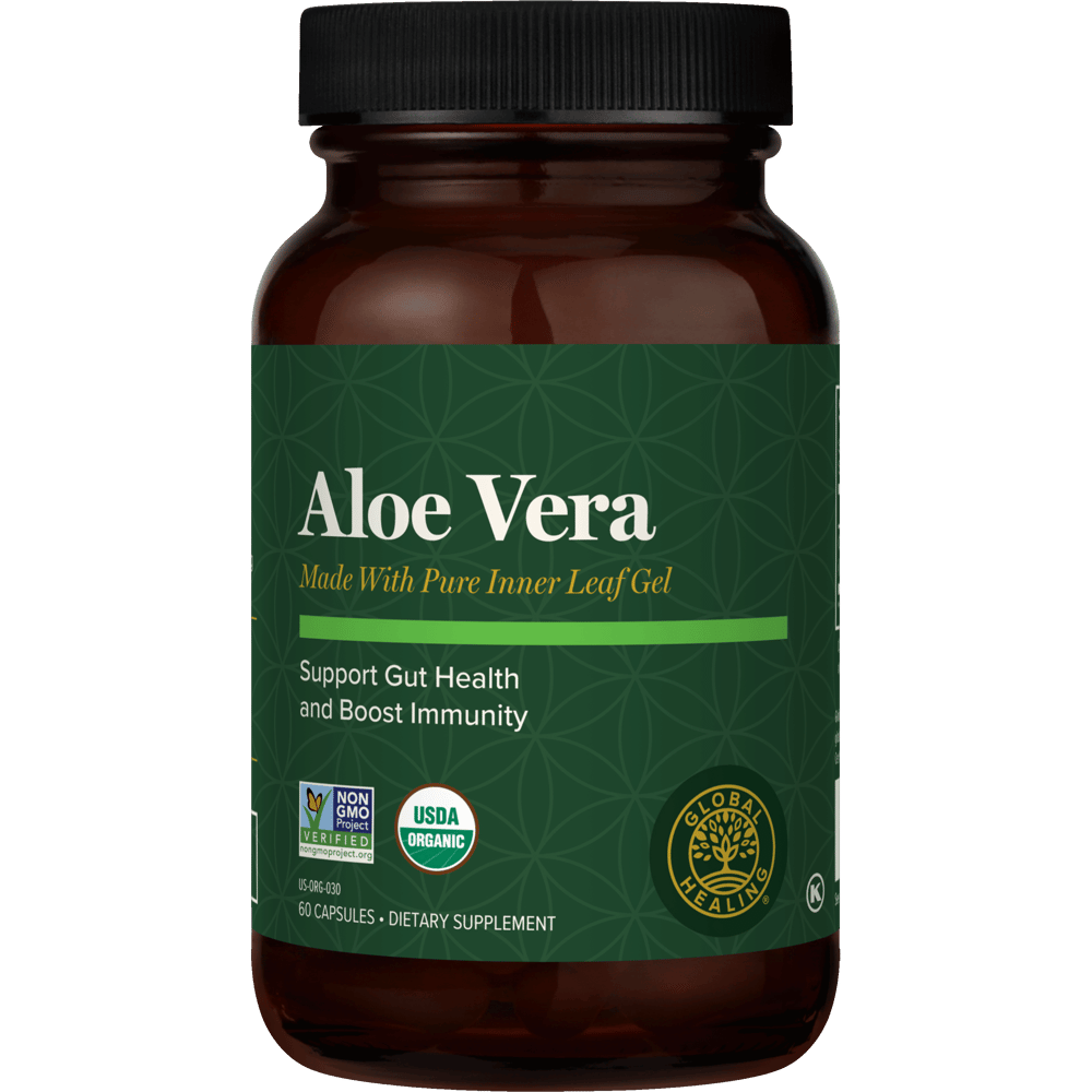 Aloe Vera Capsules & Gel Supplement: Healing Gel | Global Healing