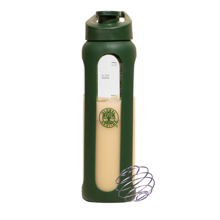 Glass Shaker Bottle Green (24 oz.)