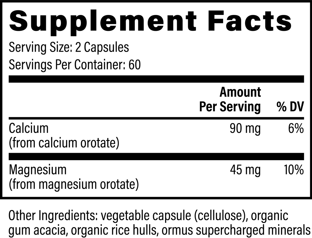Calcium & Magnesium