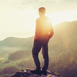 An individual getting some fresh air. Air pollution can not only cause pre-mature aging, it may also cause some serious health issues.