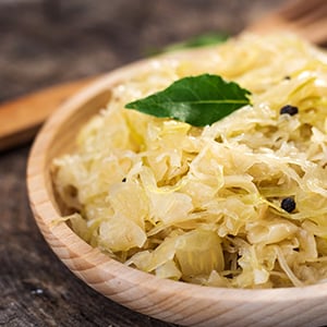 Bacillus coagulans can be found in fermented foods such as sauerkraut.