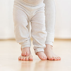 A baby's toe. Breastfeeding help shape the immune system.