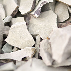 A pile of rocks that contain zeolites.