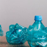 A crushed plastic water bottle. While BPA is a known endocrine disruptor, a recent study shows it can lower children's IQ.