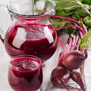 Beet juice is on the list of liver cleansing foods.