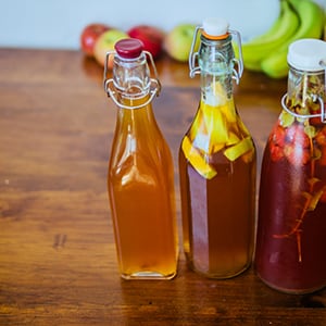 Probiotic drink like kombucha is beneficial for women.