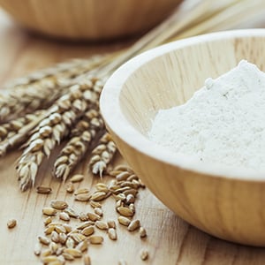 White flour can lead to obesity.