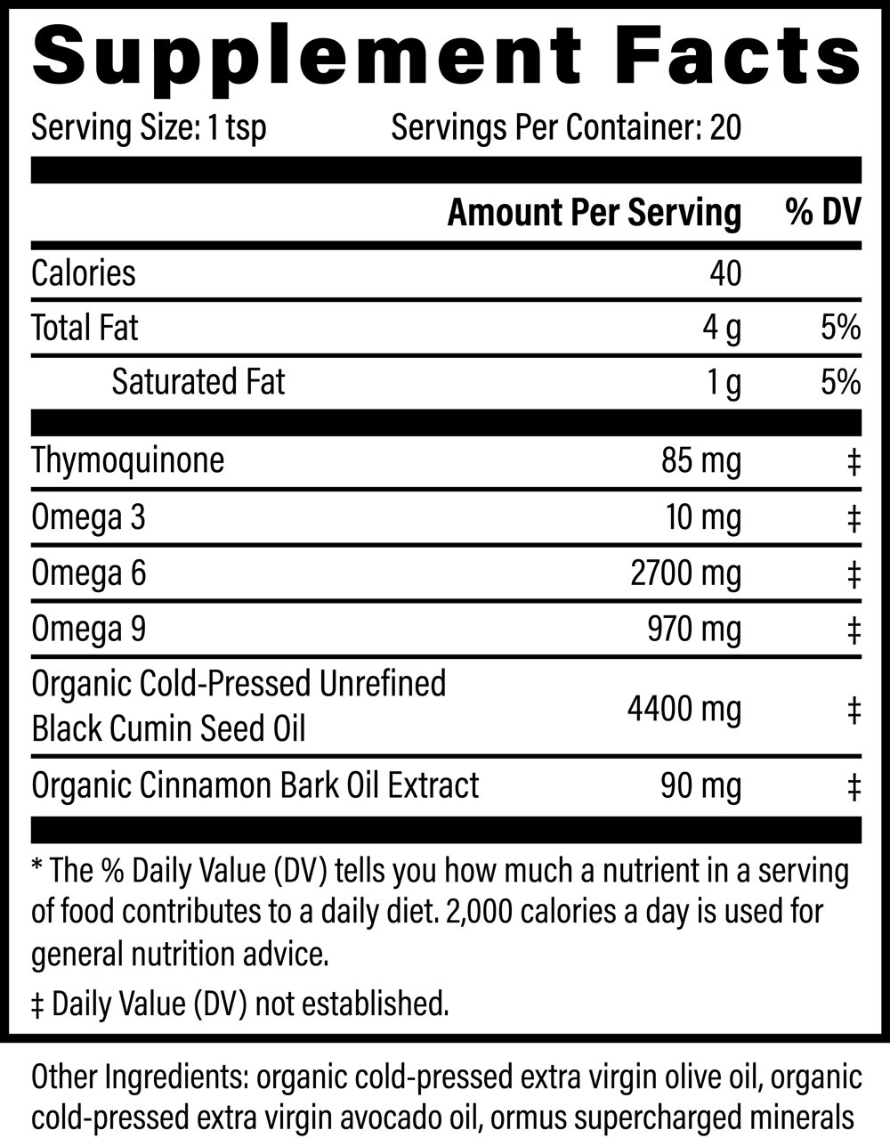 Black Seed Oil