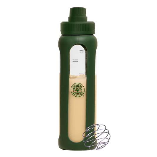 Glass Shaker Bottle Green (24 oz.)