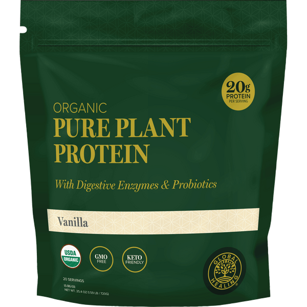 Pure Plant Protein - Organic & Keto-Friendly | Global Healing