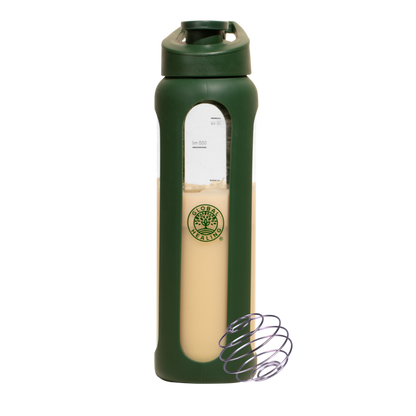 Glass Shaker Bottle Green (24 oz.)
