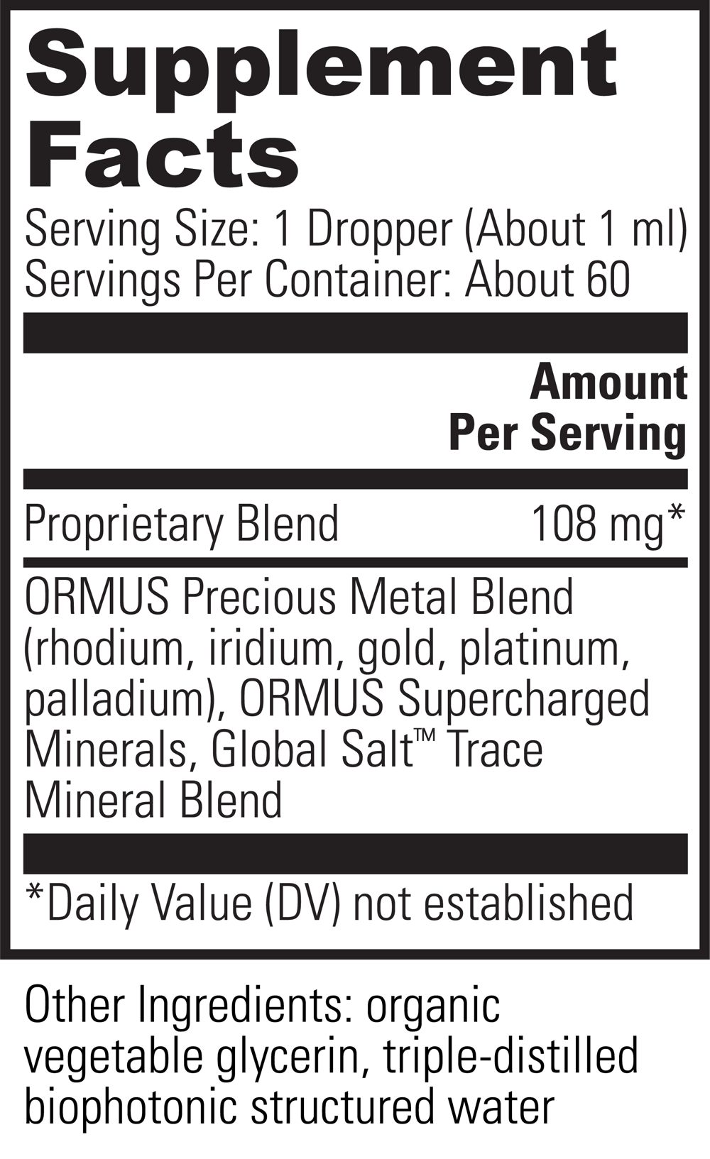 ORMUS Earth Minerals™