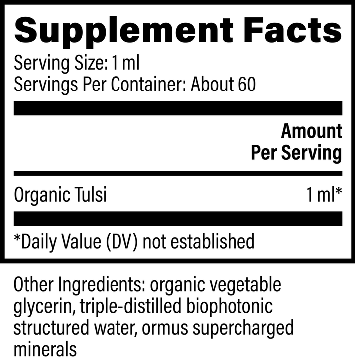 Organic Tulsi Holy Basil Extract