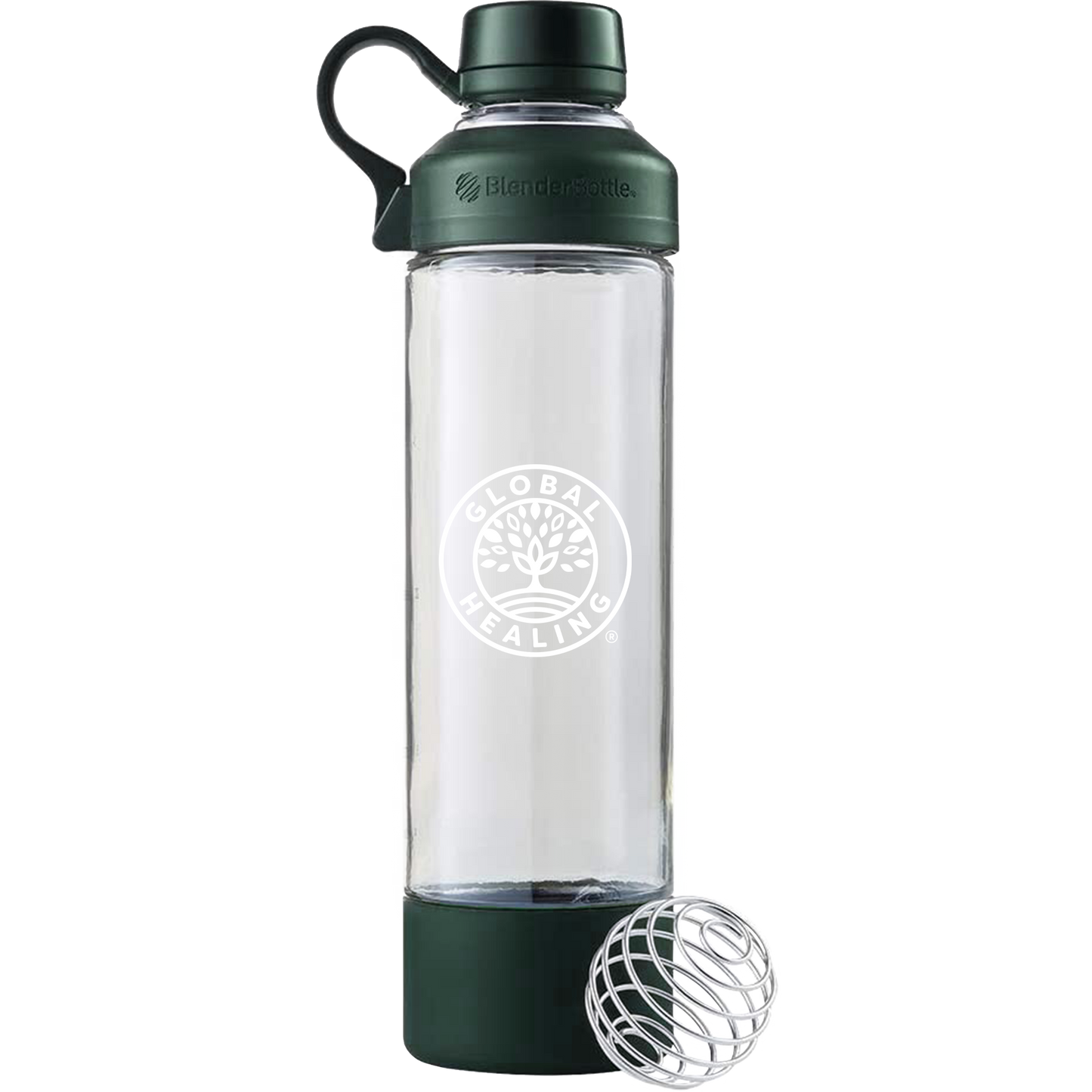 Glass Shaker Bottle Green (20 oz.) - Loyalty Rewards
